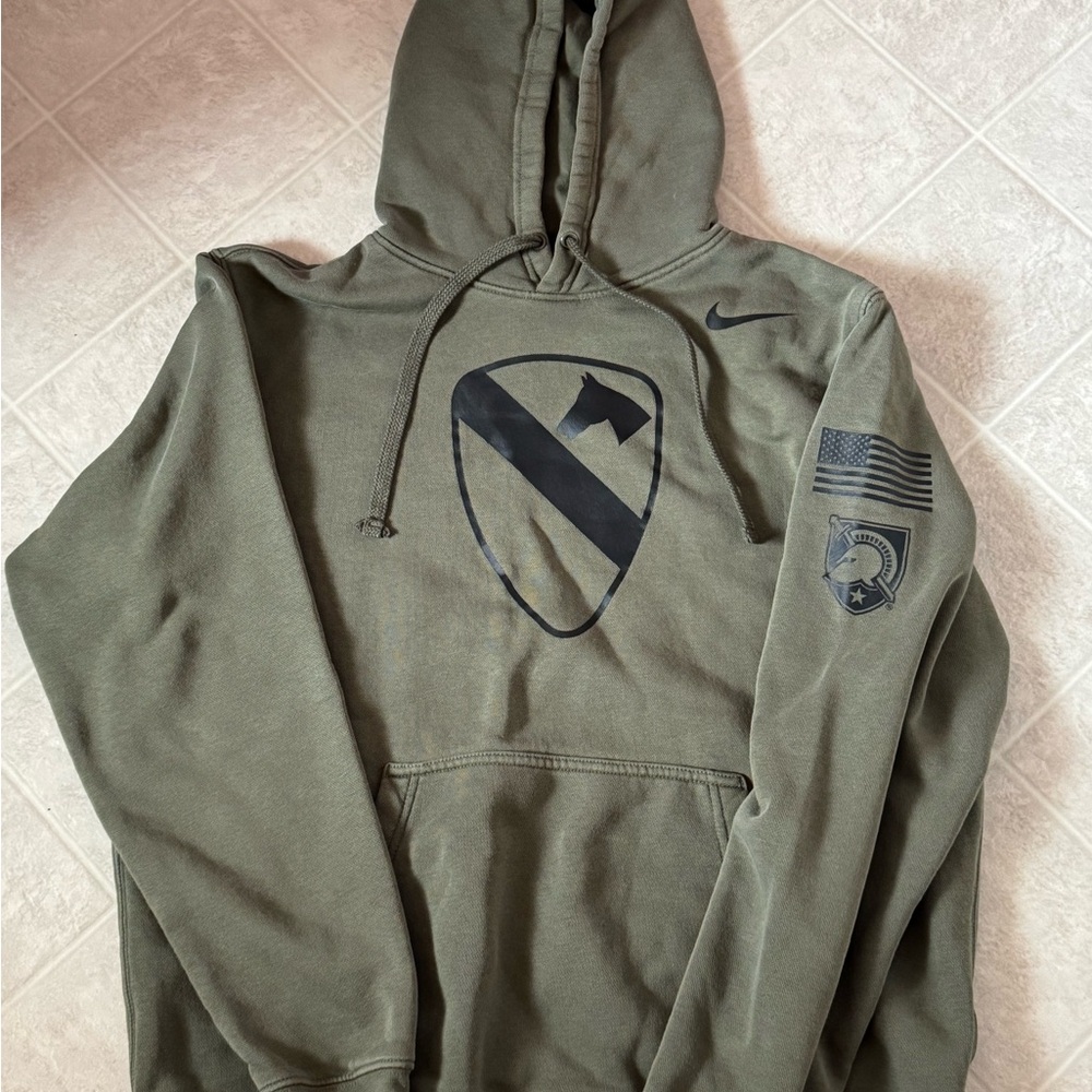 Men's Nike Army Black Knights 1st Cavalry Division Patch Hoodie